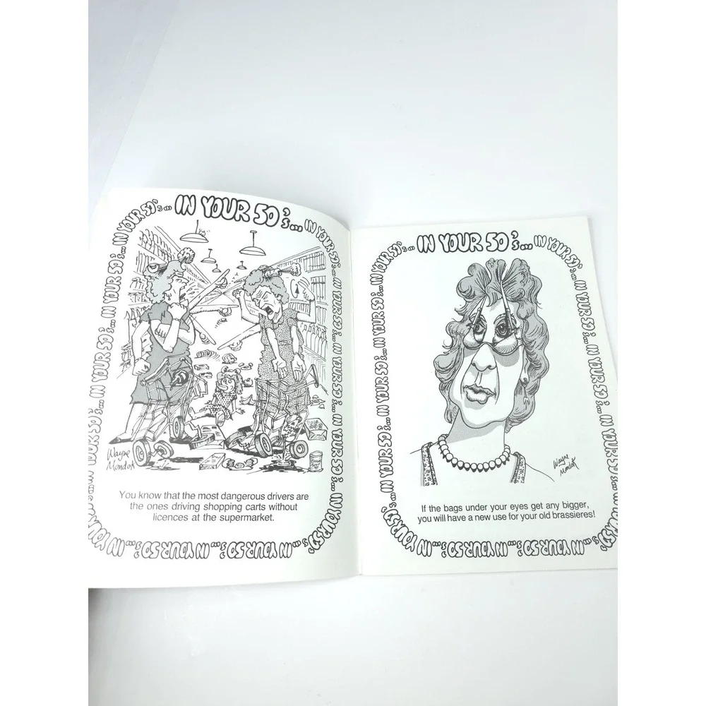 Cat Scratch Enterprise Canada In Your 50s Women's Humerus Comic 80s Illustration